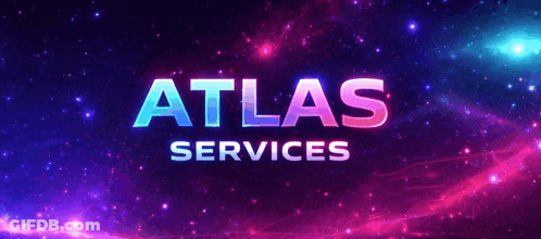 Purple And Blue Background Atlas Services GIF