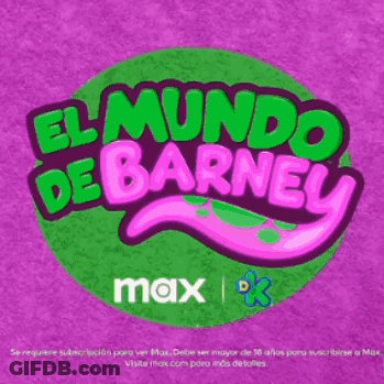 A Purple And Green Cartoon Character With The Letter F On Its Chest GIF