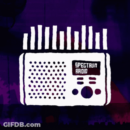 A Purple And White Striped Background With A Purple Border GIF