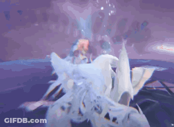 A Purple Background With A Flower In The Middle Of It GIF