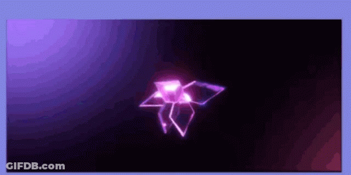 A Purple Background With A Glowing Object In The Middle . GIF