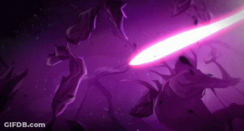 A Purple Background With A Purple Light Coming Out Of The Middle GIF