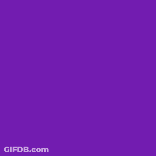 A Purple Background With The Word Brb On It GIF