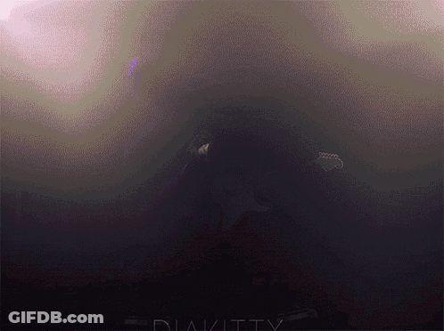 A Purple Background With The Word Gravity On The Bottom GIF