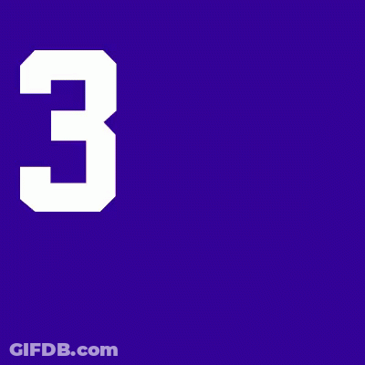 A Purple Background With The Words 3 Day Weekend In White Letters GIF