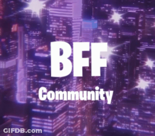 Purple BFF Community Background GIF