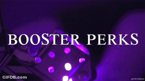 Purple Background Booster Perks GIF