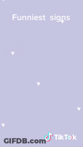 A Purple Background With The Words Funniest Signs In White Letters GIF