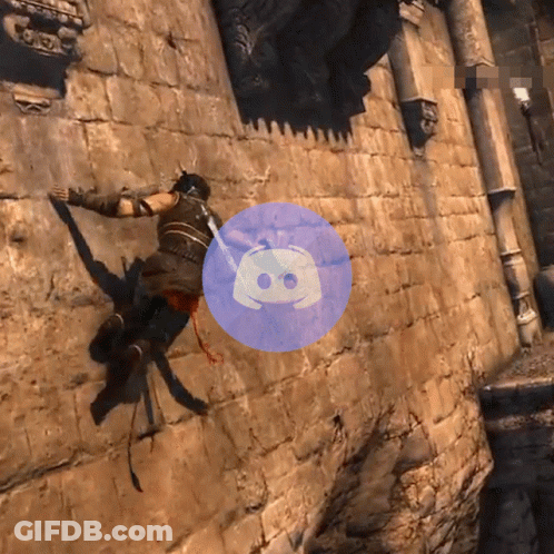 A Purple Circle With A Discord Logo In The Middle Of A Video Game GIF