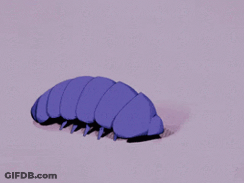 A Purple Object Is Floating In The Air With A Purple Background GIF