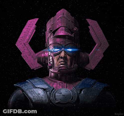 A Purple Robot With Blue Eyes And The Word Kepler In The Bottom Right Corner GIF