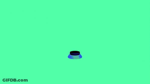 A Purple Swirl With A White Circle In The Middle On A Green And Yellow Background GIF