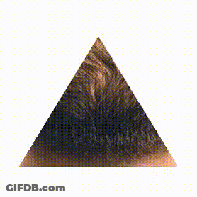 A Pyramid With A Picture Of A Person 'S Face In It GIF