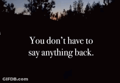 A Quote That Says " I Just Wanted You To Know That I Was Thinking About You " With Trees In The Background GIF