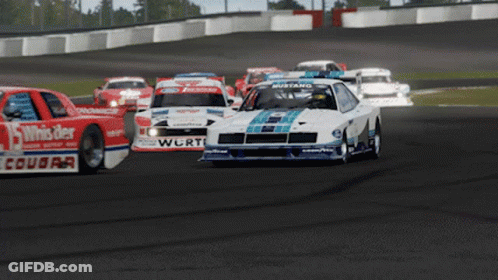 A Race Car With Worth On The Front Of It GIF