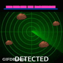 A Radar Screen With The Words Zoomer Detected On The Bottom GIF