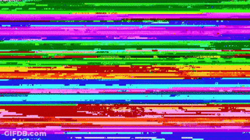 A Rainbow Colored Background With A Few Lines Of Different Colors GIF