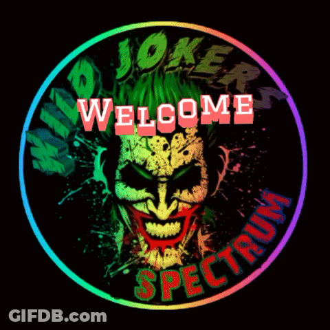 A Rainbow Colored Circle With The Words Welcome Spectrum On It GIF