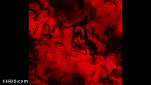 A Red And Black Background With The Words Welcome On It GIF