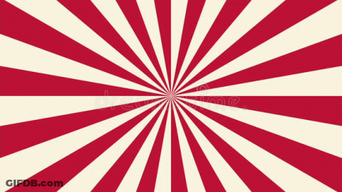 A Red And White Background With A Circular Pattern GIF