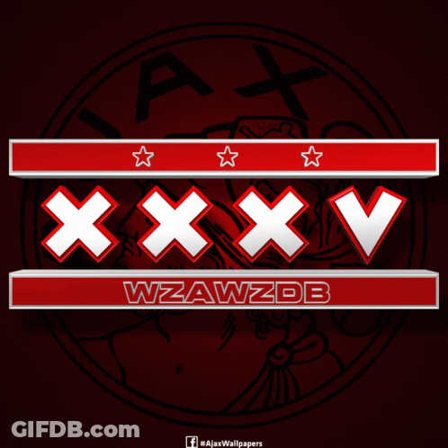 A Red And White Sign That Says Xxxv Wzawzb GIF