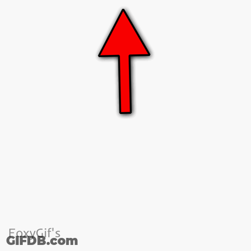 A Red Arrow Pointing Up With The Words What Does He Even Do Below It GIF