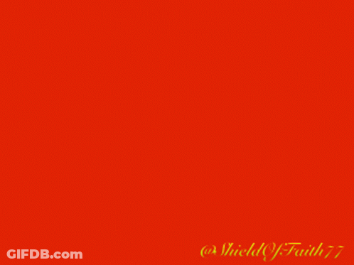 A Red Background With Green Text That Says Luke 11:9 GIF