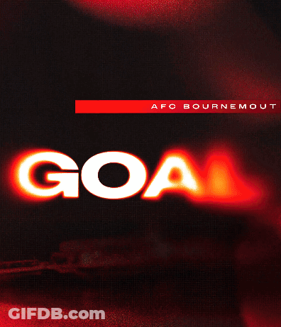 A Red Background With The Word Goal In White GIF