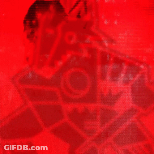 A Red Background With The Word Goal Written On It GIF