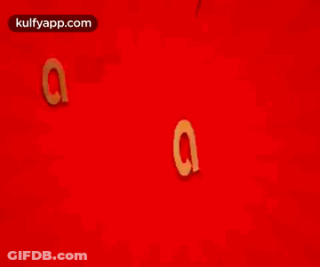A Red Background With Yellow Letters That Says ' Kulfyapp.com ' On The Bottom GIF