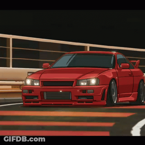 A Red Car With The Number 10 On The Front GIF