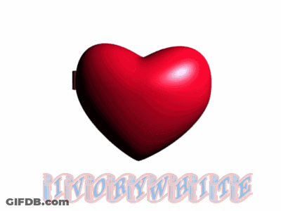 A Red Heart With A Picture Of A Girl Inside Of It And The Name Victor On It GIF