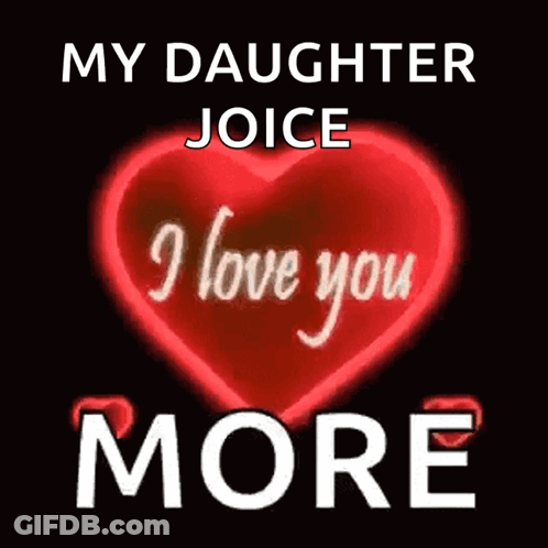 A Red Heart With The Words " I Love You More " On It GIF