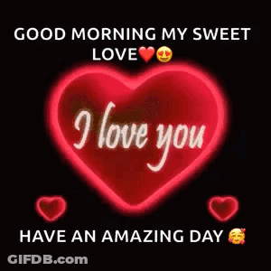 A Red Heart With The Words `` I Love You '' Written Inside Of It . GIF