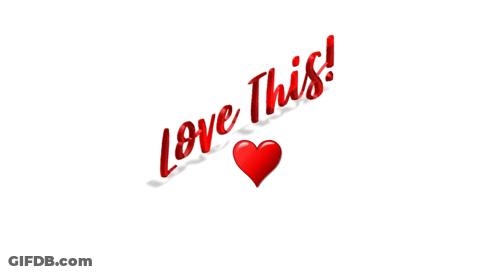 A Red Heart With The Words Love This Written Below It GIF