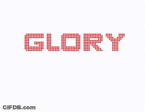 A Red Manchester United Logo With A Shield And A Trident GIF