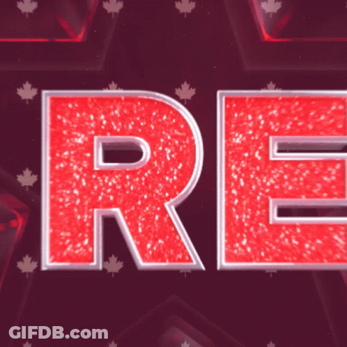 A Red Star With The Words Get Ready Written In Red GIF