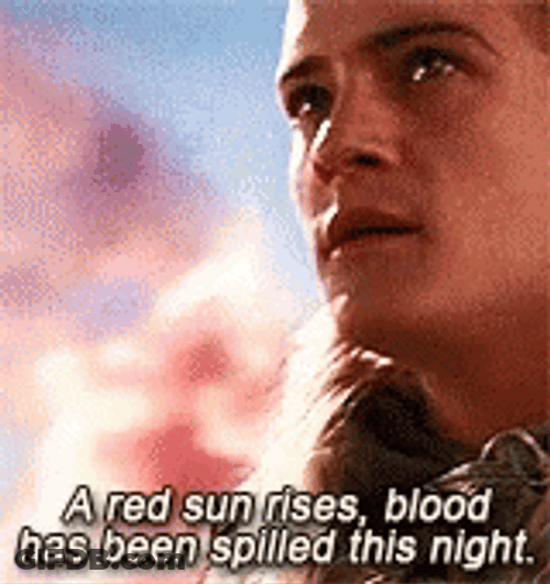 A Red Sun Rises Legolas GIF