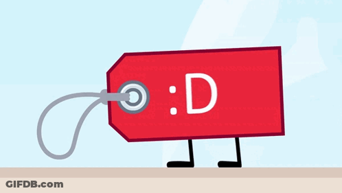 A Red Tag That Says 80 On It GIF