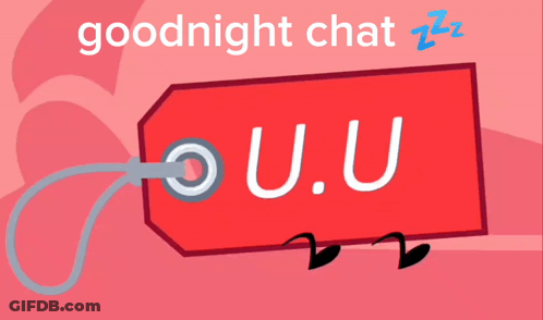A Red Tag With The Letters Ou.u On It GIF