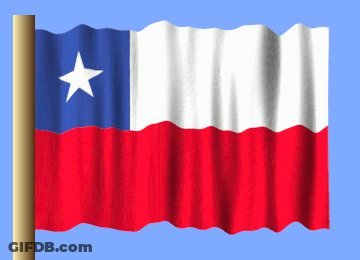 A Red White And Blue Flag With A White Star On Top GIF