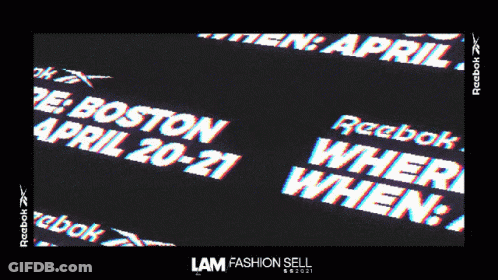 A Reebok Advertisement That Says When April 20-21 GIF