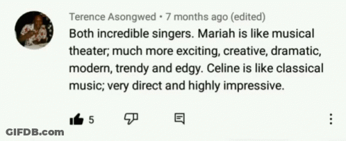 A Review Of Mariah Carey By Terence Asongwed GIF