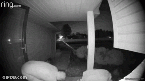 A Ring.com Camera Shows A Person Standing On A Porch GIF
