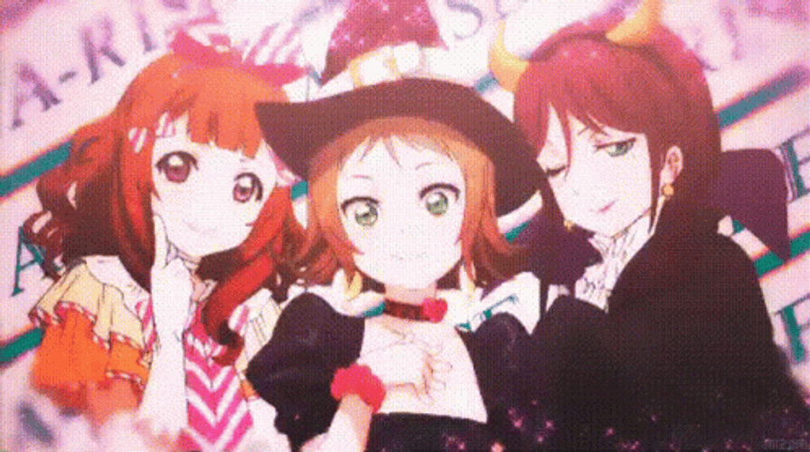 A Rise Anime Happy Halloween GIF