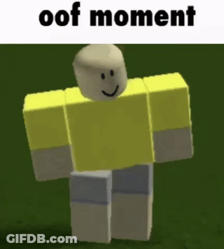 A Roblox Character In A Yellow Shirt Is Standing On A Grassy Field . GIF
