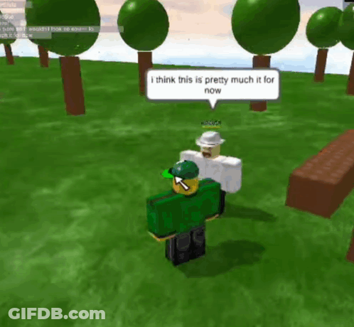 Roblox Character Saying I Think This Is It GIF