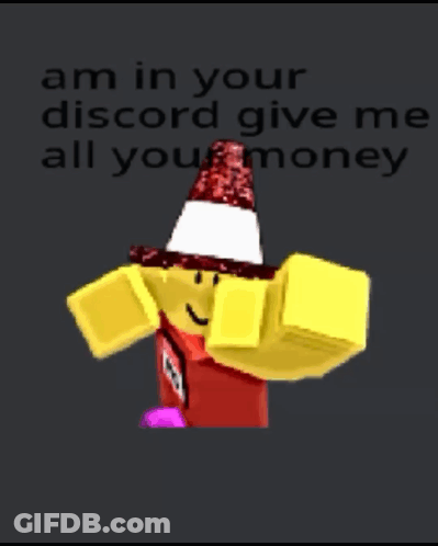 Roblox Character Giving Middle Finger GIF