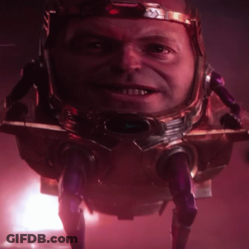 Robot With Man's Head GIF