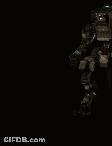 A Robot With A Sticker On It That Says ' A ' GIF